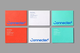 軟件開發公司Connected品牌形象設計 融合科技與創新的視覺表達